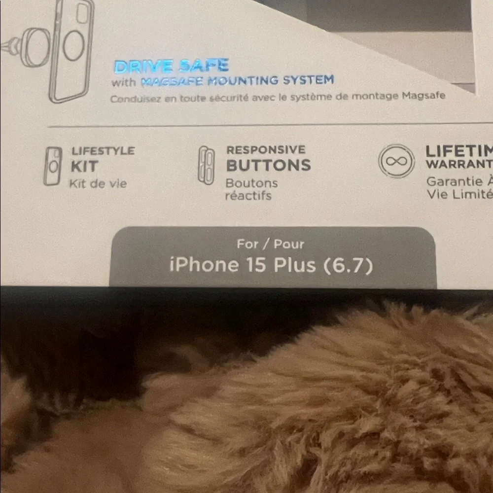 Ghost 3 iPhone 15 Plus Case - White